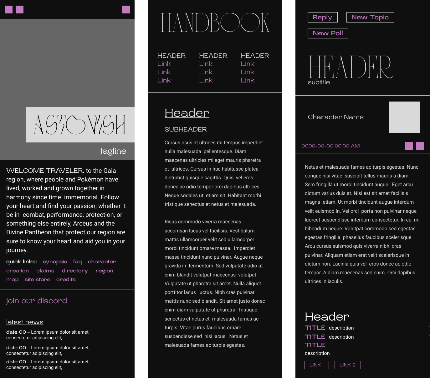 Desktop light mode threads mock-up