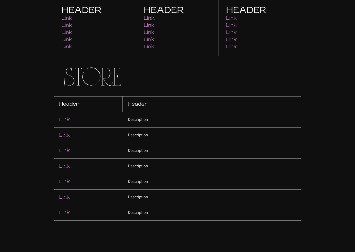 Desktop store mock-up