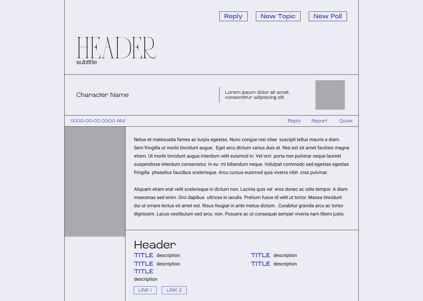 Desktop light mode threads mock-up