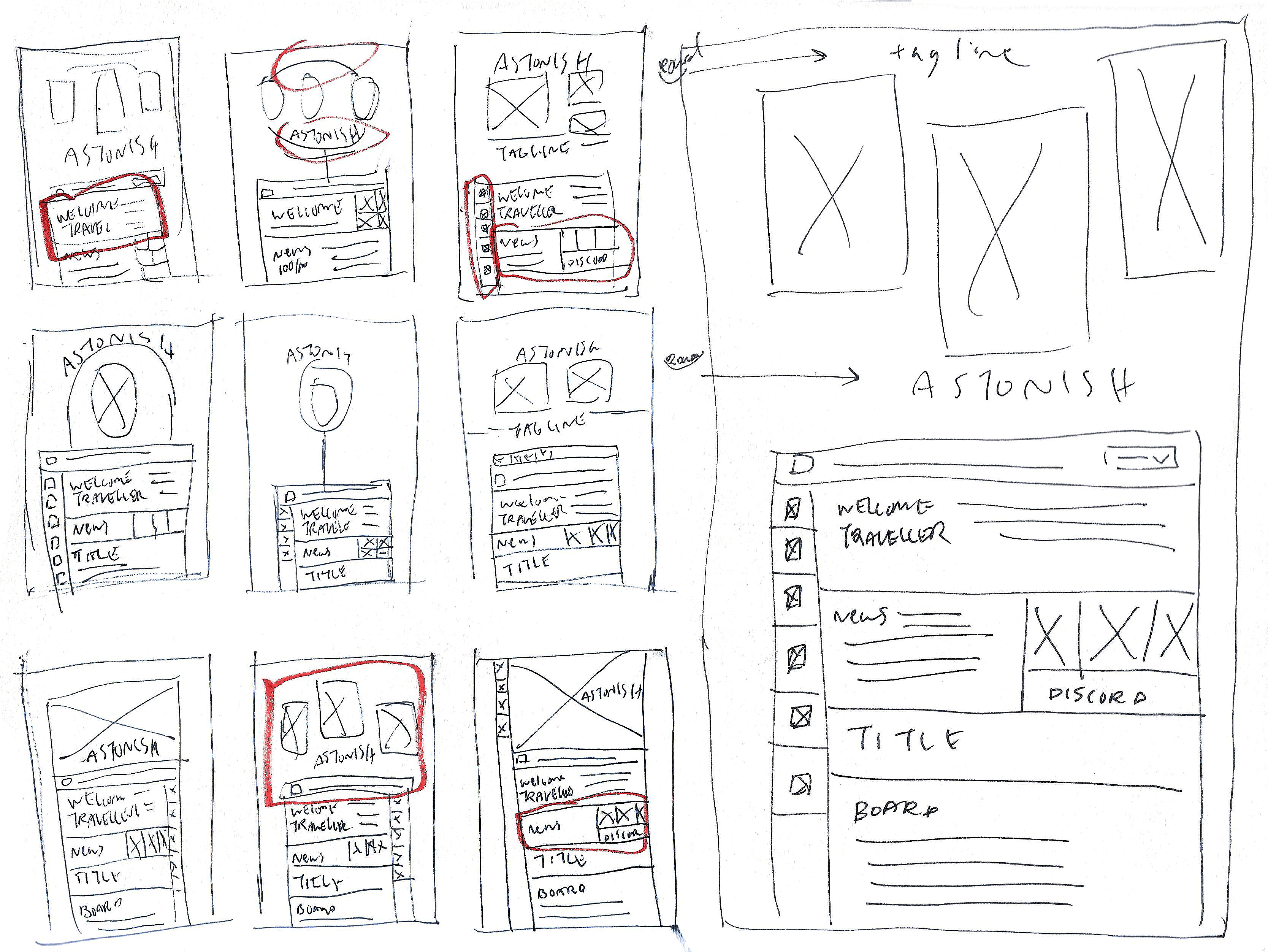 Initial thumbnails